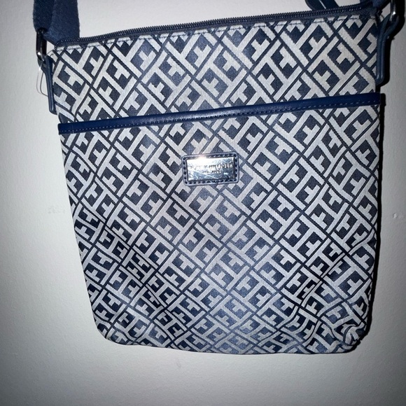 Tommy Hilfiger Blue Patterned Crossbody Bag - Picture 2 of 4